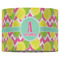 Pineapples 16" Drum Lampshade - FRONT (Fabric)