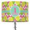 Pineapples 16" Drum Lampshade - ON STAND (Fabric)