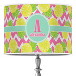 Pineapples 16" Drum Lamp Shade - Poly-film (Personalized)