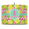 Pineapples 16" Drum Pendant Lamp - Fabric (Personalized)
