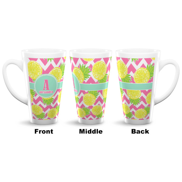 Pineapples 16 Oz Latte Mug - Approval