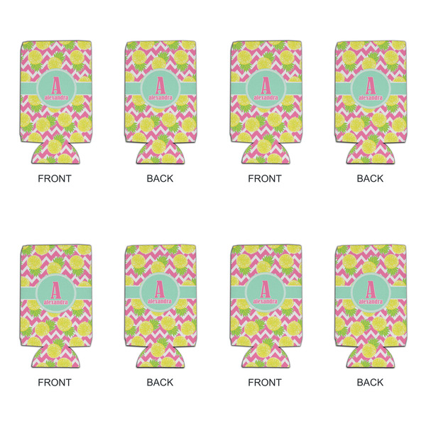 Pineapples 16oz Can Sleeve - Set of 4 - APPROVAL