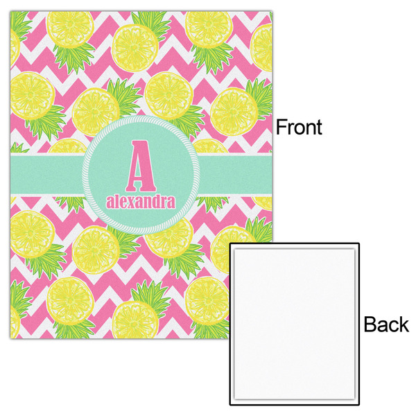 Pineapples 16x20 - Matte Poster - Front & Back