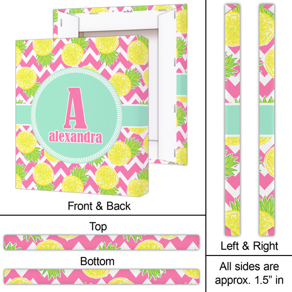 Pineapples 20x24 - Canvas Print - Approval