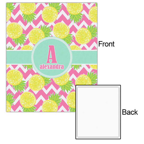 Pineapples 20x24 - Matte Poster - Front & Back