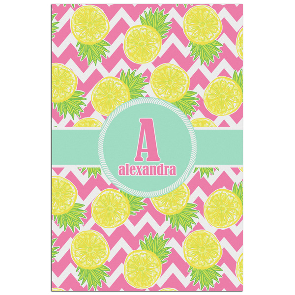 Custom Pineapples Poster - Matte - 24x36 (Personalized)