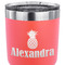 Pineapples 30 oz Stainless Steel Ringneck Tumbler - Coral - CLOSE UP