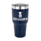 Pineapples 30 oz Stainless Steel Ringneck Tumblers - Navy - FRONT