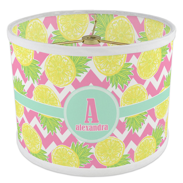 Pineapples 8" Drum Lampshade - ANGLE Poly-Film