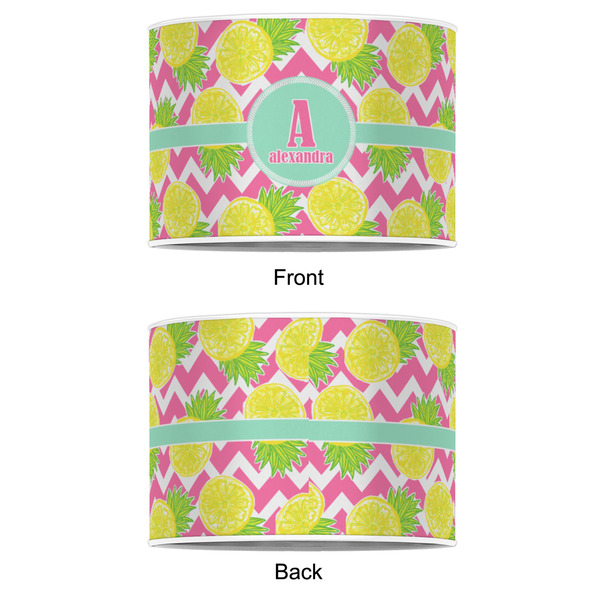 Pineapples 8" Drum Lampshade - APPROVAL (Poly Film)