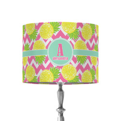 Pineapples 8" Drum Lamp Shade - Fabric (Personalized)