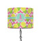Pineapples 8" Drum Lampshade - ON STAND (Fabric)