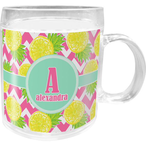 Custom Pineapples Acrylic Kids Mug (Personalized)