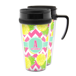 Pineapples Acrylic Travel Mug (Personalized)