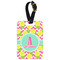 Pineapples Metal Luggage Tag w/ Name and Initial