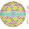 Pineapples 8" Glass Appetizer / Dessert Plates - Single or Set (Personalized)