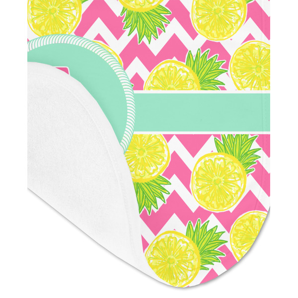 Pineapples Baby Bib - AFT detail