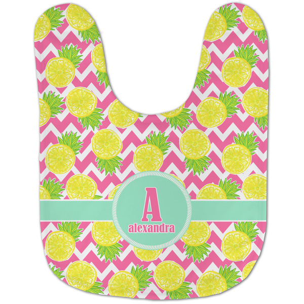 Pineapples Baby Bib - AFT flat