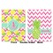 Pineapples Baby Blanket (Double Sided - Printed Front and Back)