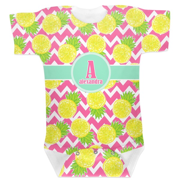 Custom Pineapples Baby Bodysuit 0-3 (Personalized)