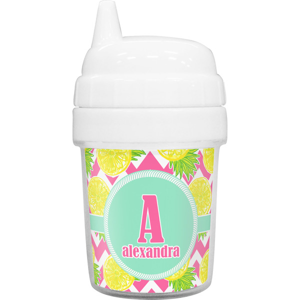 Custom Pineapples Baby Sippy Cup (Personalized)