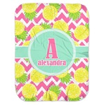 Pineapples Baby Swaddling Blanket (Personalized)