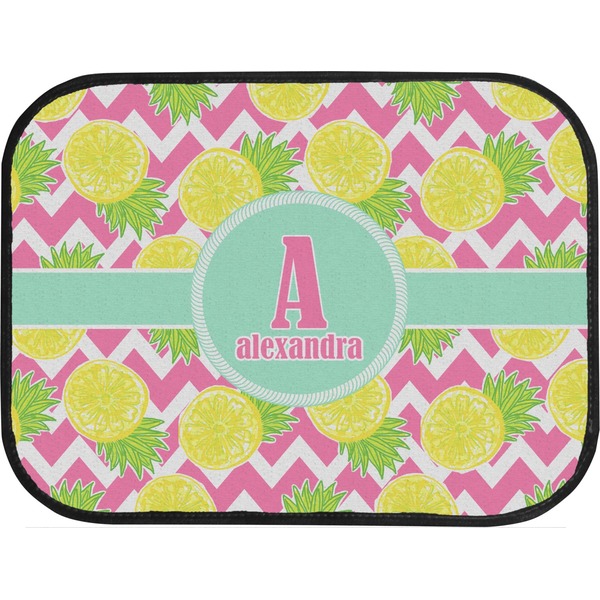 Pineapples Back Seat Car Mat