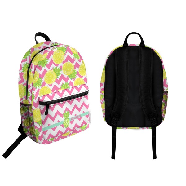 Pineapples Backpack front and back - Apvl