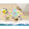 Pineapples Beach Towel Lifestyle