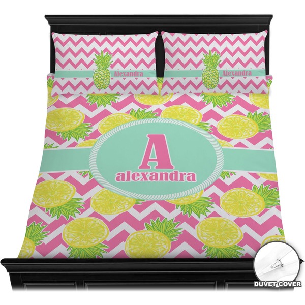Pineapples Bedding Set (Queen) - Duvet