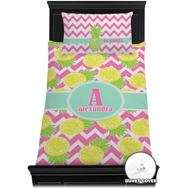 Pineapples Bedding Set (Twin) - Duvet