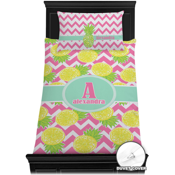 Pineapples Bedding Set (TwinXL) - Duvet