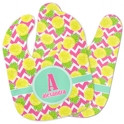 Pineapples Baby Bib w/ Name and Initial
