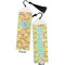 Pineapples Bookmark with tassel - Front and Back