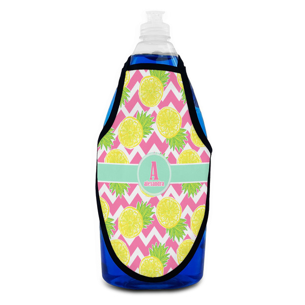 Pineapples Bottle Apron - Soap - FRONT