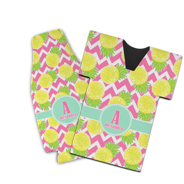 Custom Pineapples Bottle Cooler (Personalized)