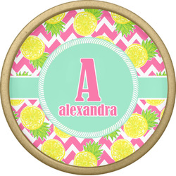 Pineapples Cabinet Knob - Gold (Personalized)