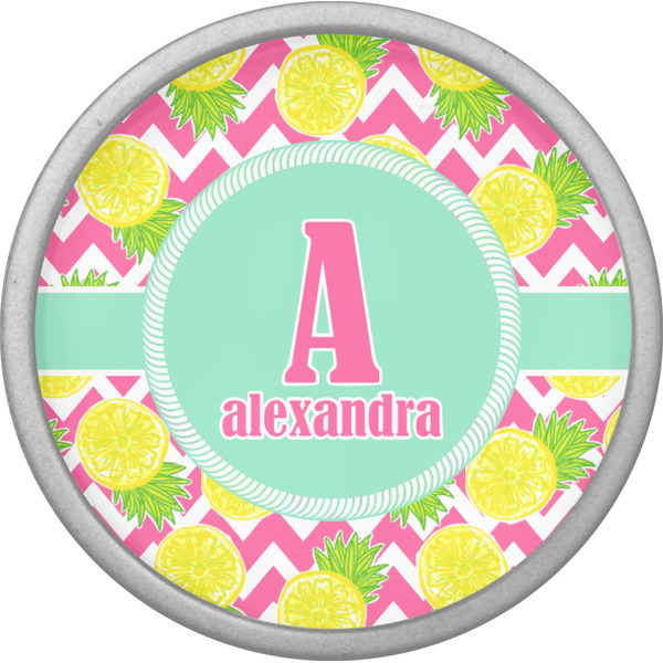 Pineapples Cabinet Knob - Nickel - Front