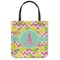 Pineapples Canvas Tote Bag - Medium - 16"x16" (Personalized)