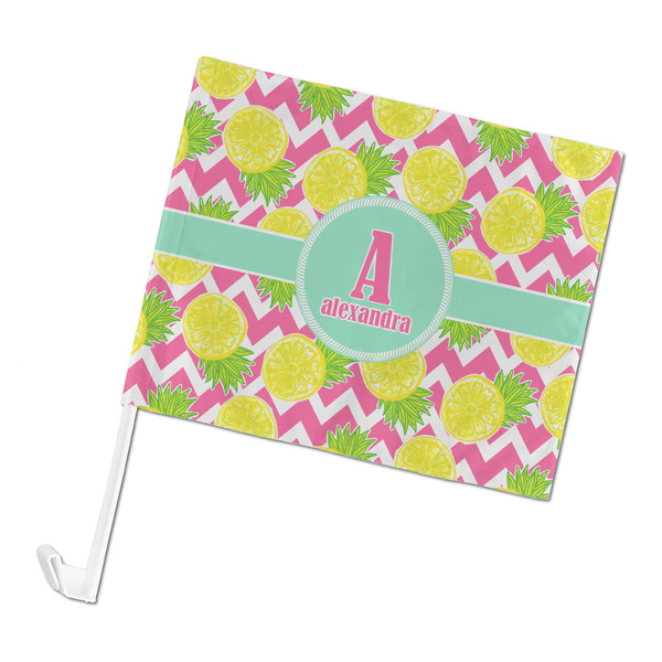 Custom Pineapples Car Flag - Large (Personalized)