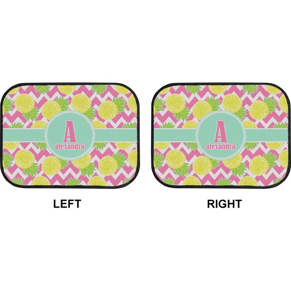 Pineapples Car Floor Mats (Back Seat) (Approval)