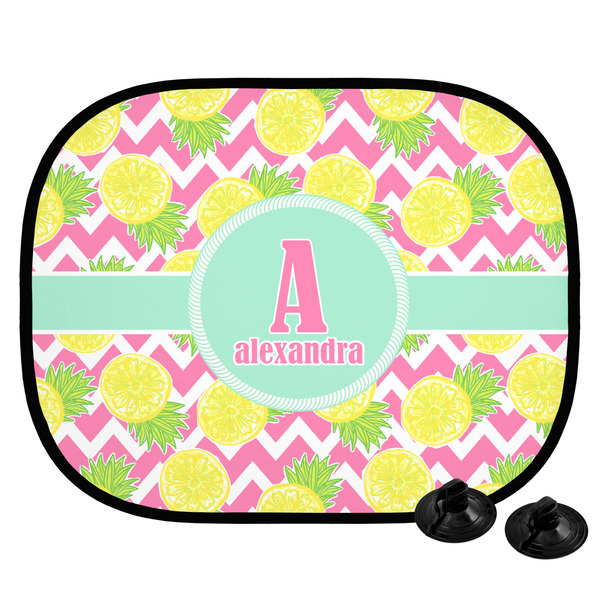 Custom Pineapples Car Side Window Sun Shade (Personalized)
