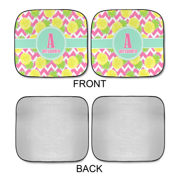 Pineapples Car Sun Shades - APPROVAL