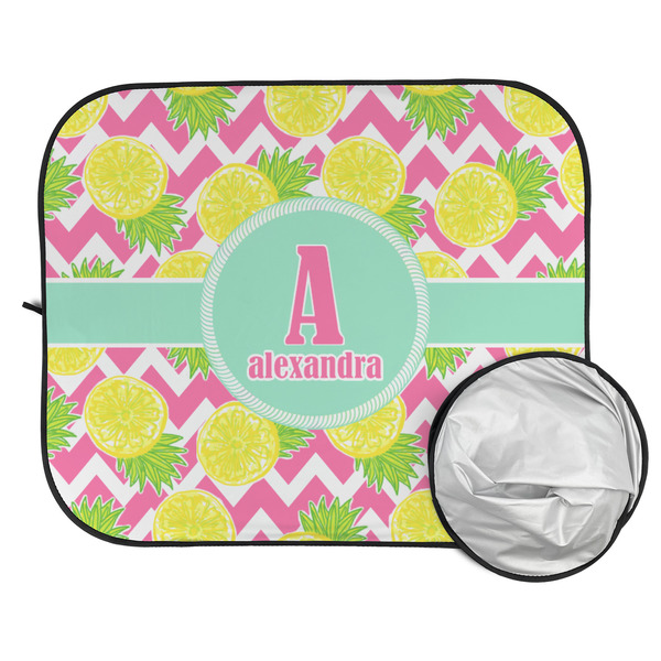 Pineapples Car Sun Shades - FOLDED & UNFOLDED