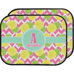 Pineapples Car Floor Mats (Back Seat) (Personalized)