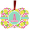 Pineapples Christmas Ornament (Front View)