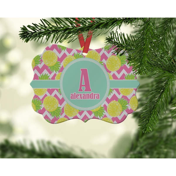 Pineapples Christmas Ornament (On Tree)