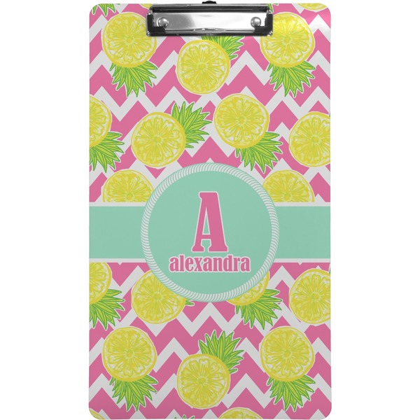 Custom Pineapples Clipboard (Legal Size) (Personalized)