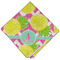 Pineapples Cloth Napkins - Personalized Dinner (Folded Four Corners)