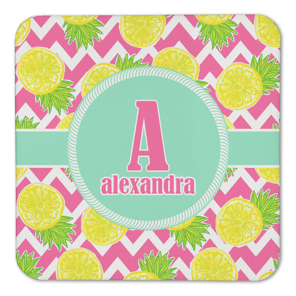 Pineapples Coaster Set - FRONT (one)